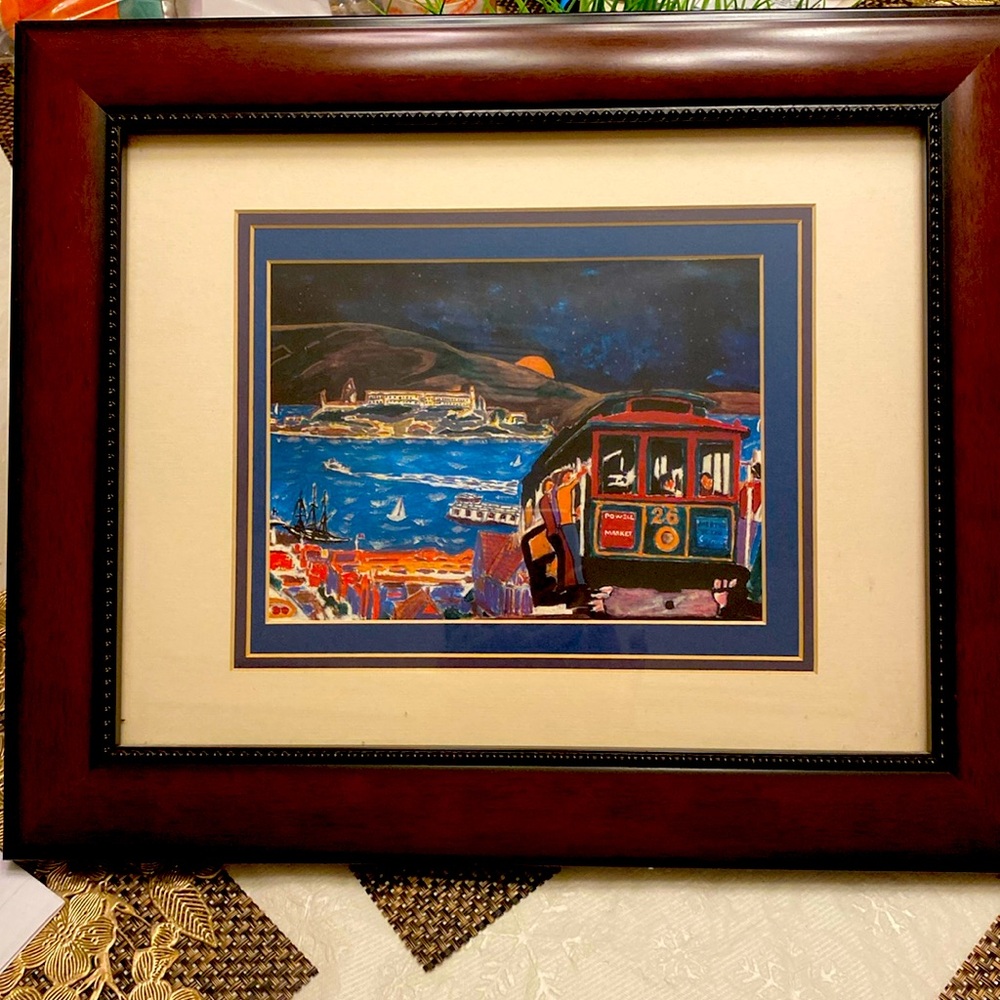 San Francisco print trolley